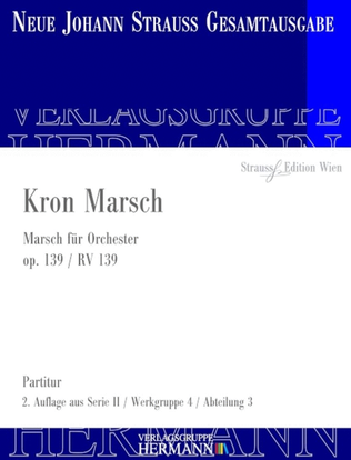 Book cover for Kron Marsch Op. 139 RV 139