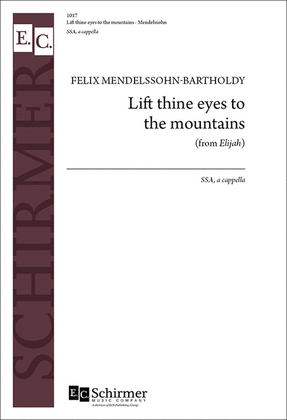 Book cover for Elijah: Lift Thine Eyes to the Mountains