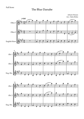 The Blue Danube (Waltz by Johann Strauss) for Woodwind Trio