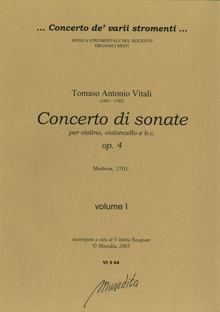 Concerto di sonate op. 4 (Modena, 1701)