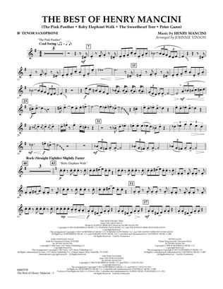 The Best of Henry Mancini - Bb Tenor Saxophone
