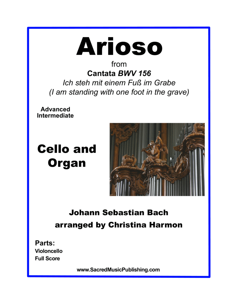 Arioso from Cantata BWV 156 (AdvInt) – Cello and Organ image number null