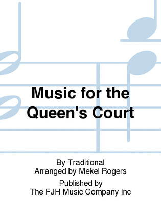 Book cover for Music for the Queen's Court