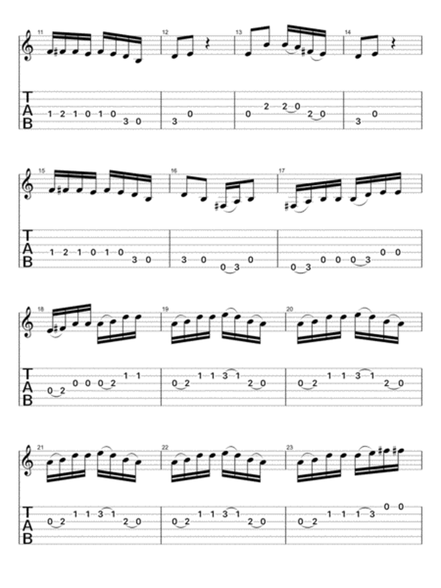 Guitar Study 12