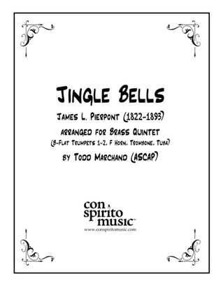 Book cover for Jingle Bells - brass quintet