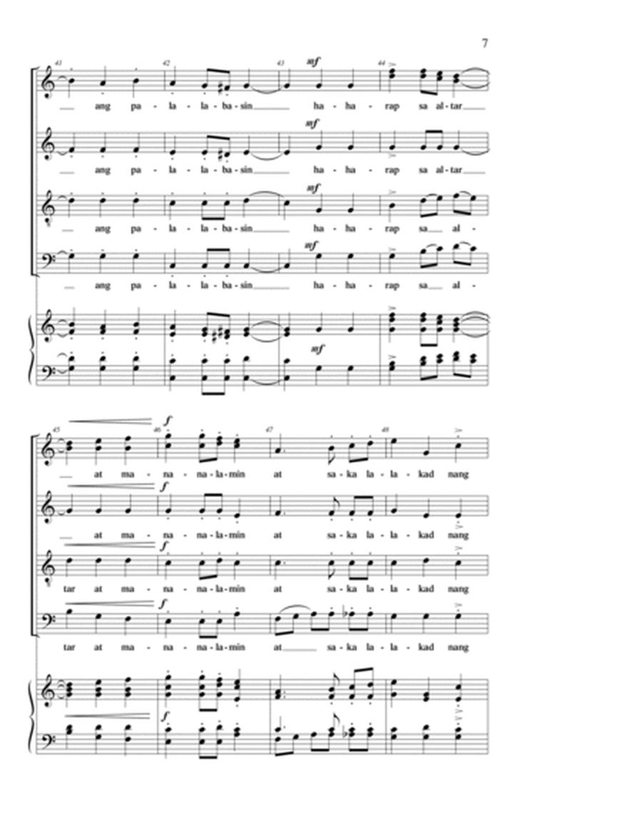 Paruparong Bukid (Field Butterfly) (arr. George Hernandez)