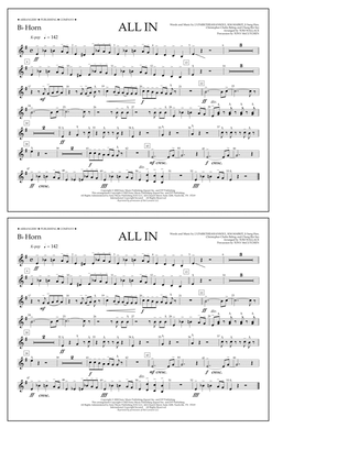 Book cover for ALL IN (arr. Tom Wallace) - Bb Horn