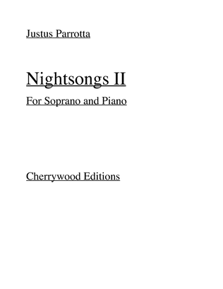Nightsongs II for Soprano and Piano