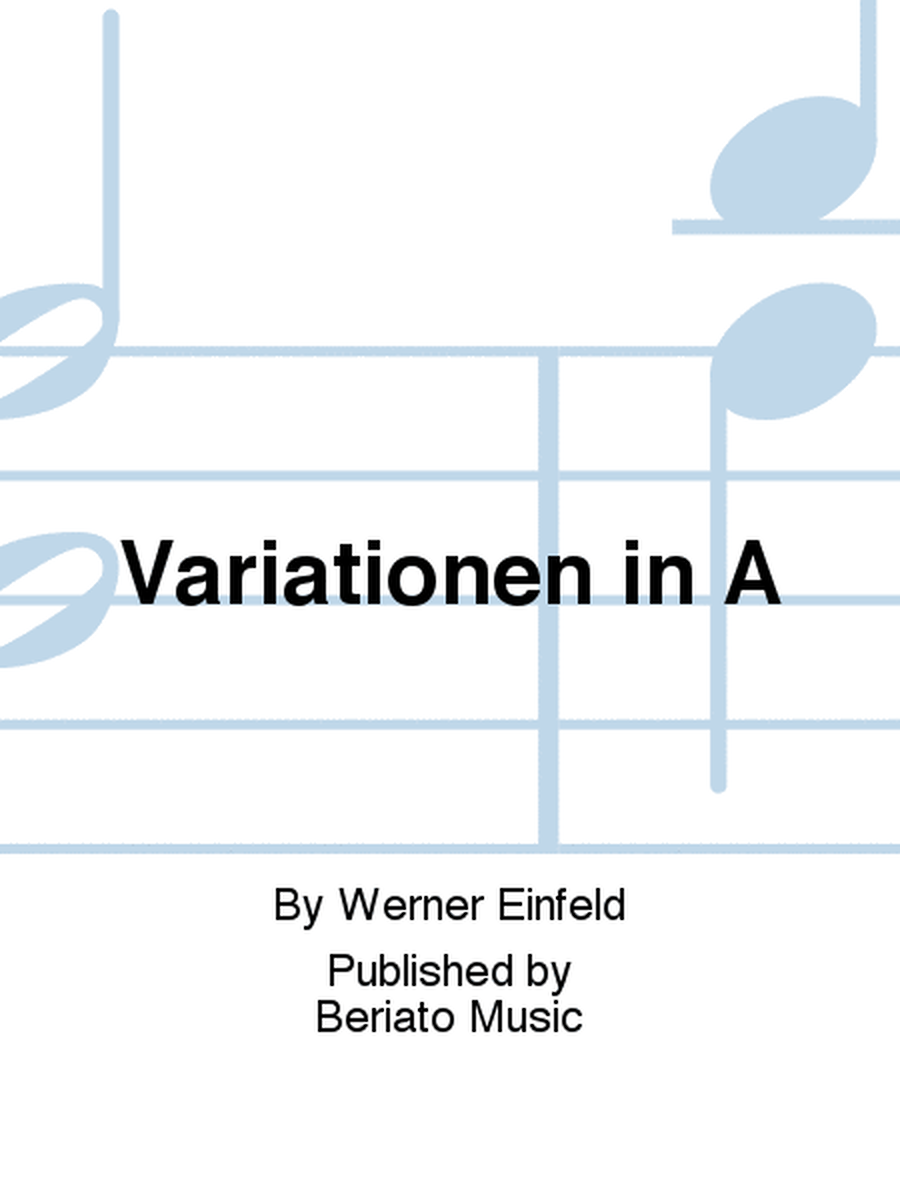 Variationen in A