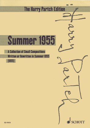 Book cover for Summer 1955 - A Collection of Small Compositions Written or Rewritten in Summer 1955