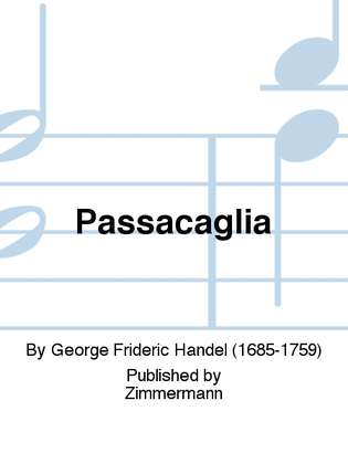 Book cover for Passacaglia