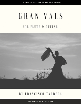 Book cover for Gran Vals (for Flute and Guitar)