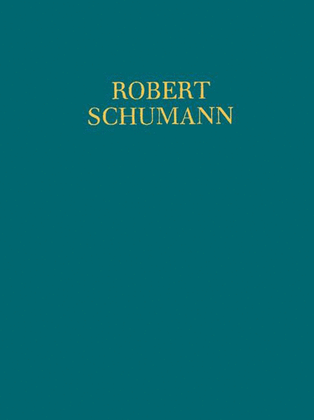 Book cover for Schumann Compl.edition 3/1/3