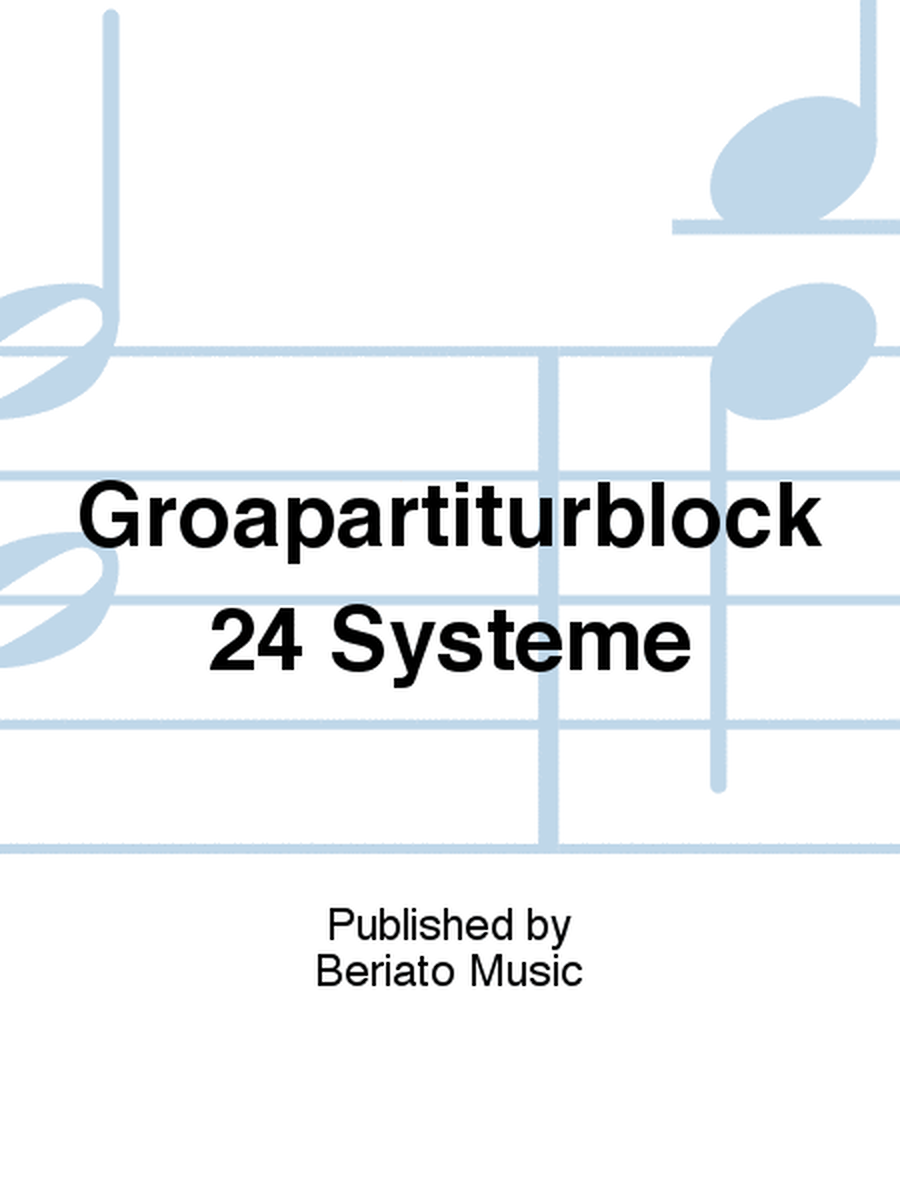 Groápartiturblock 24 Systeme