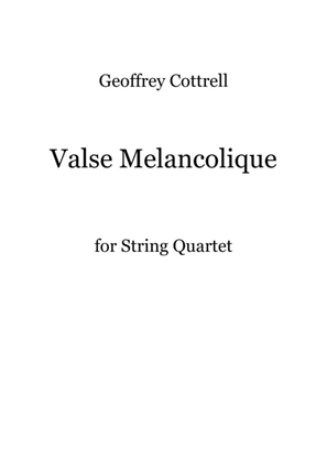 Book cover for Valse Melancolique