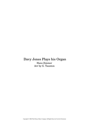 Book cover for Davy Jones Plays His Organ
