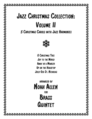 Book cover for Jazz Christmas Collection: Volume II (Brass Quintet)