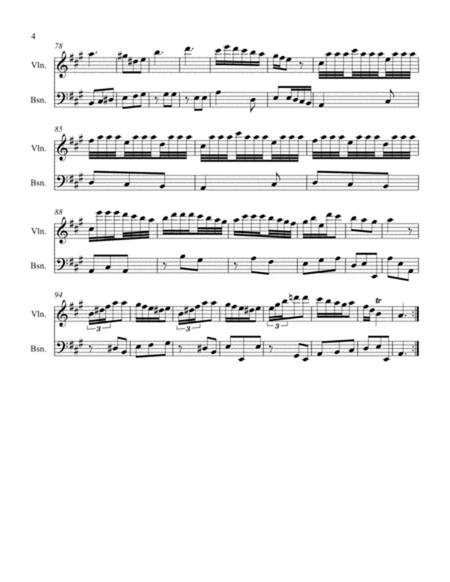 Duet Sonata #10 Movement 3 Vivace