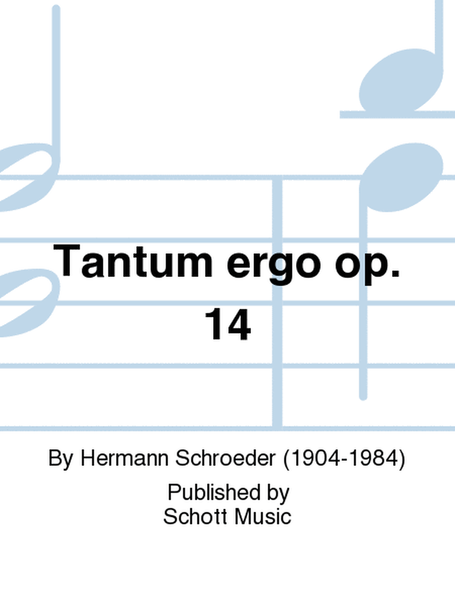 Tantum ergo op. 14