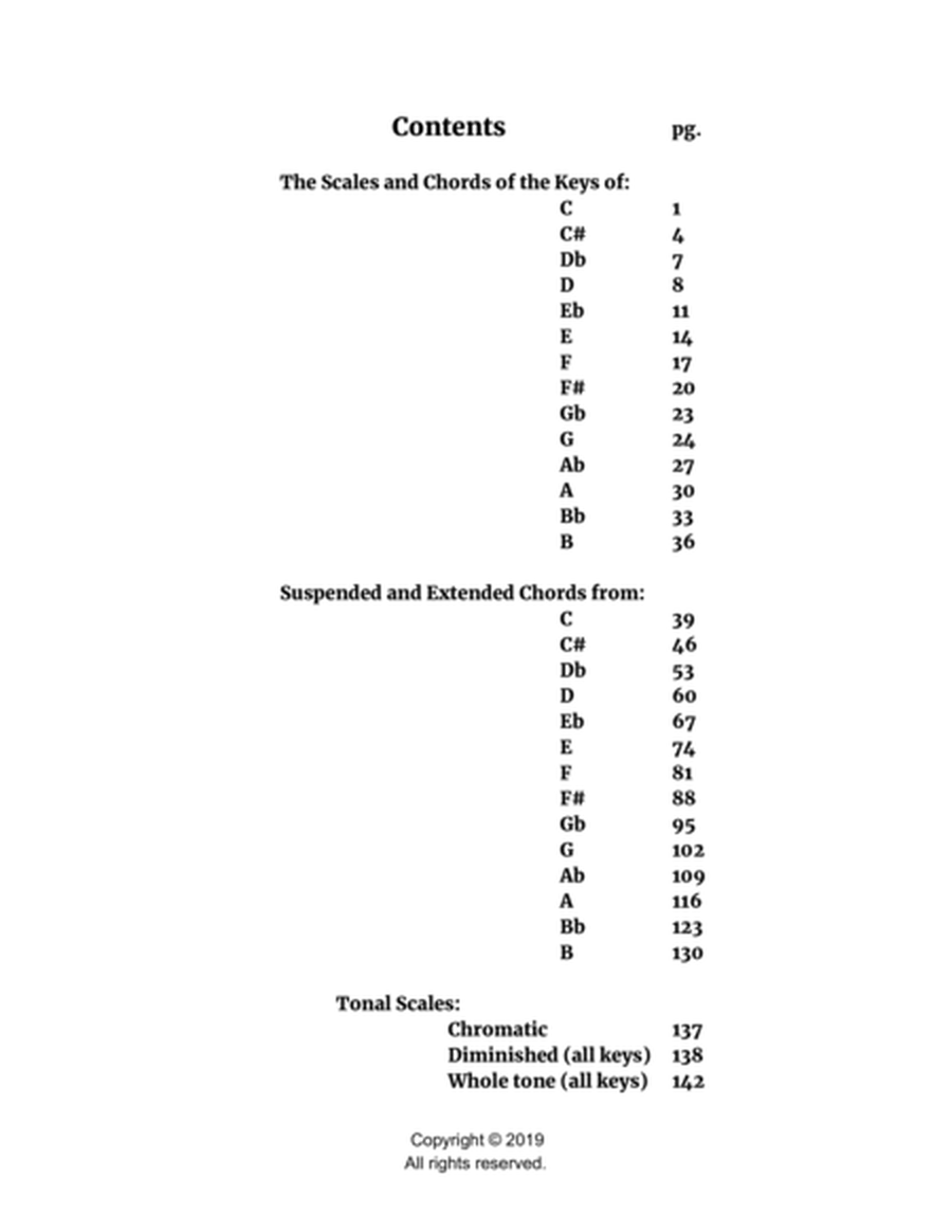 Comprehensice guide to Chords & Scales - Chord and Scale Manual