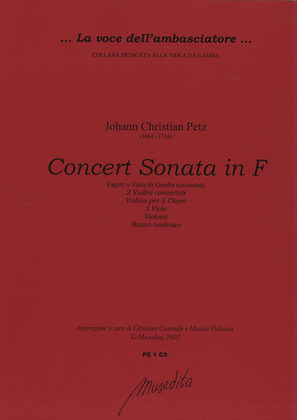 Book cover for Concert-Sonata in fa maggiore