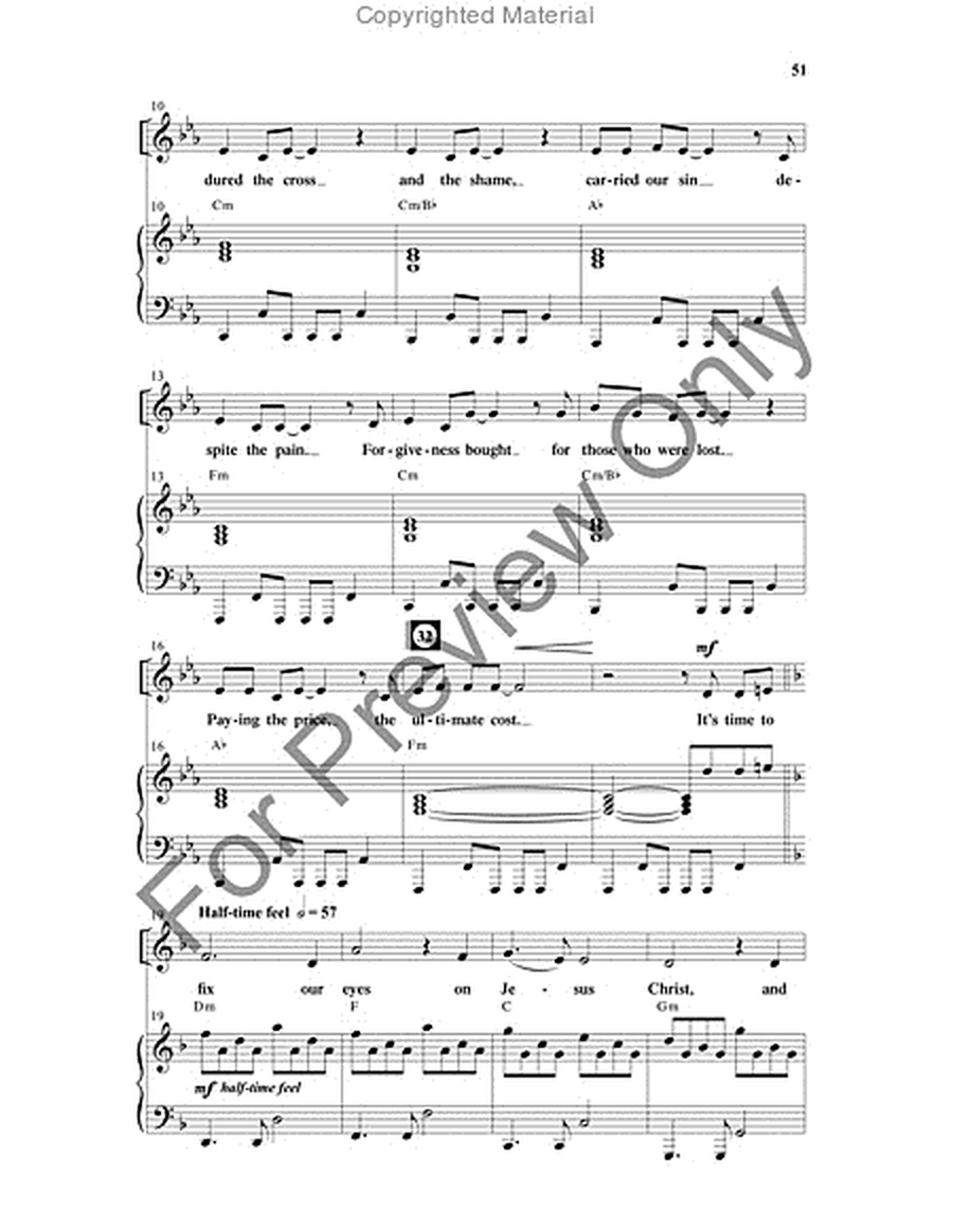 Back To The Cross - Choral Book image number null