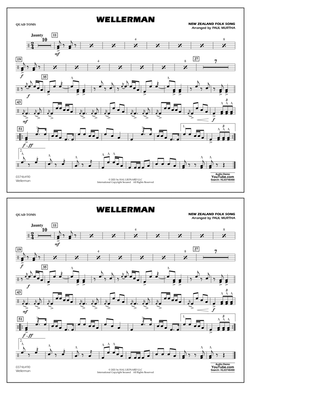 Book cover for Wellerman (arr. Paul Murtha) - Quad Toms