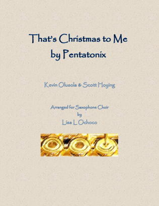 Book cover for That's Christmas to Me