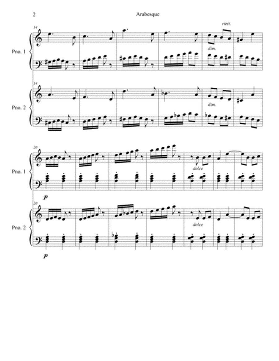 Arabesque Op. 100 No. 2 image number null