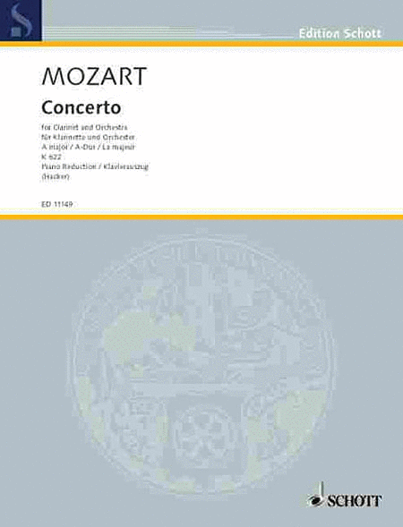Wolfgang Amadeus Mozart : Concerto in A Major, K622