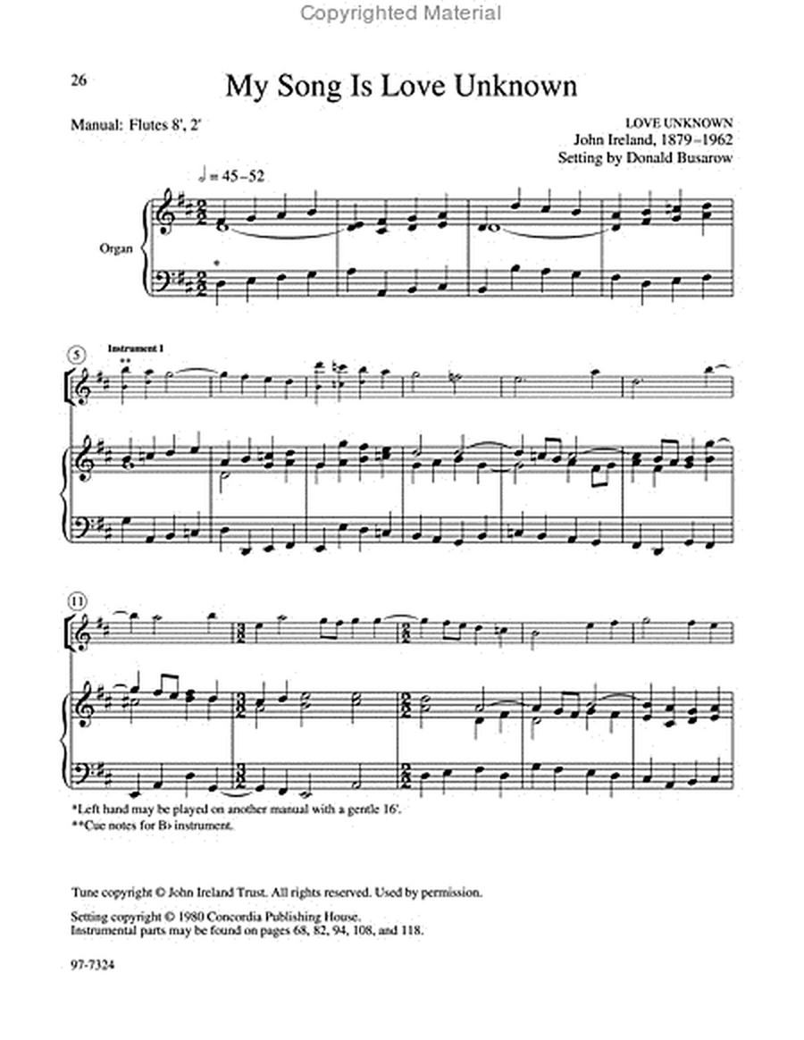 With Music Crowned: Chorale Settings for Organ and Instrument image number null