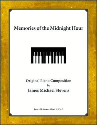 Book cover for Memories of the Midnight Hour - Romantic Piano