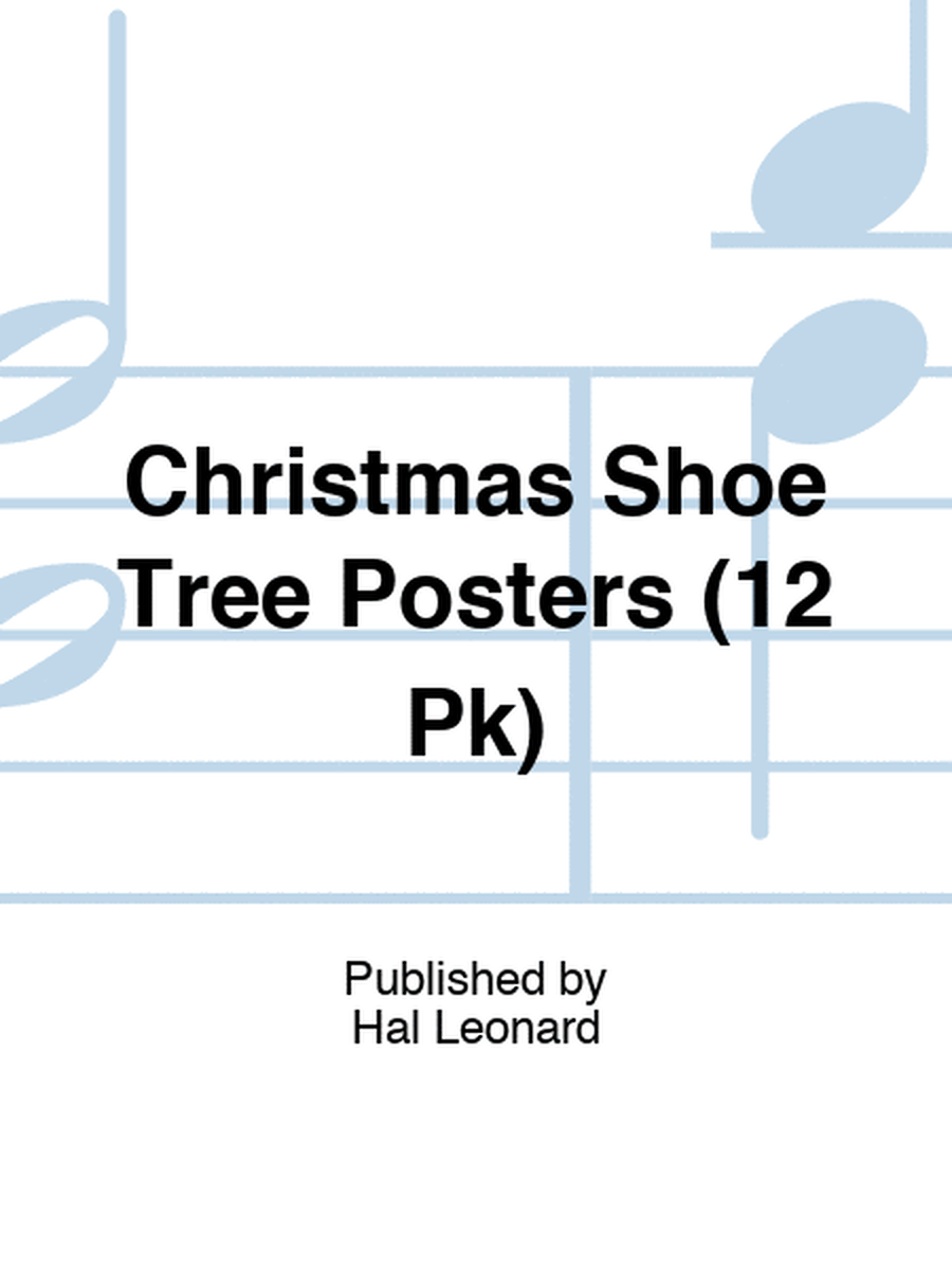 Christmas Shoe Tree Posters (12 Pk)