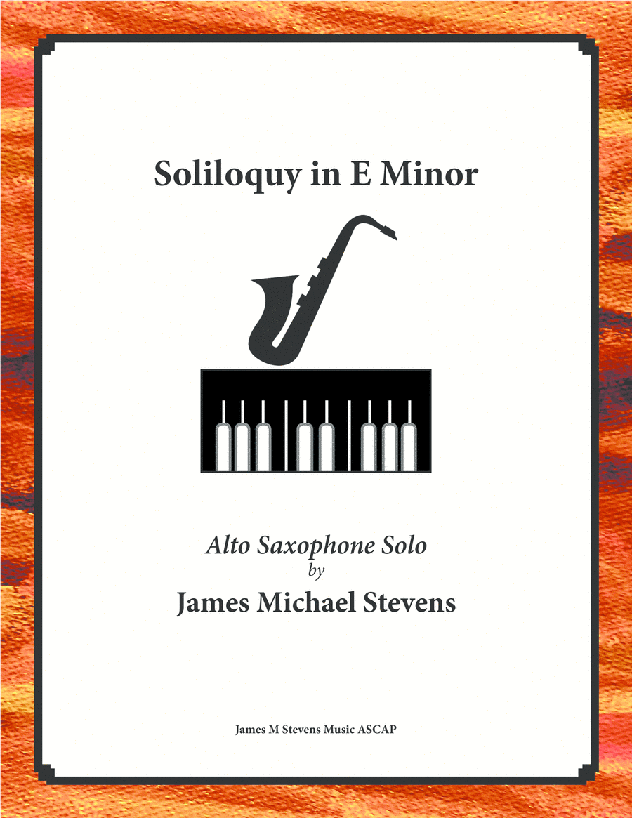 Soliloquy in E Minor - Alto Sax & Piano image number null