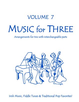 Book cover for Music for Three, Volume 7 Keyboard or Guitar 50740