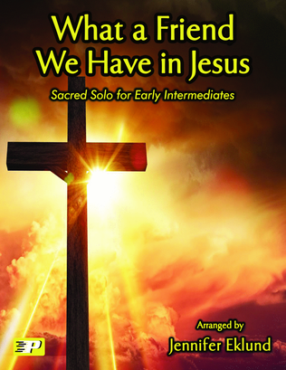 Book cover for What a Friend We Have in Jesus (Lyrical Sacred Solo)