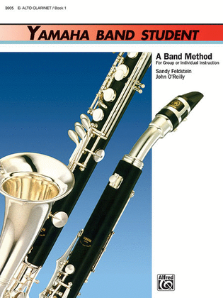 Book cover for Yamaha Band Student, Book 1