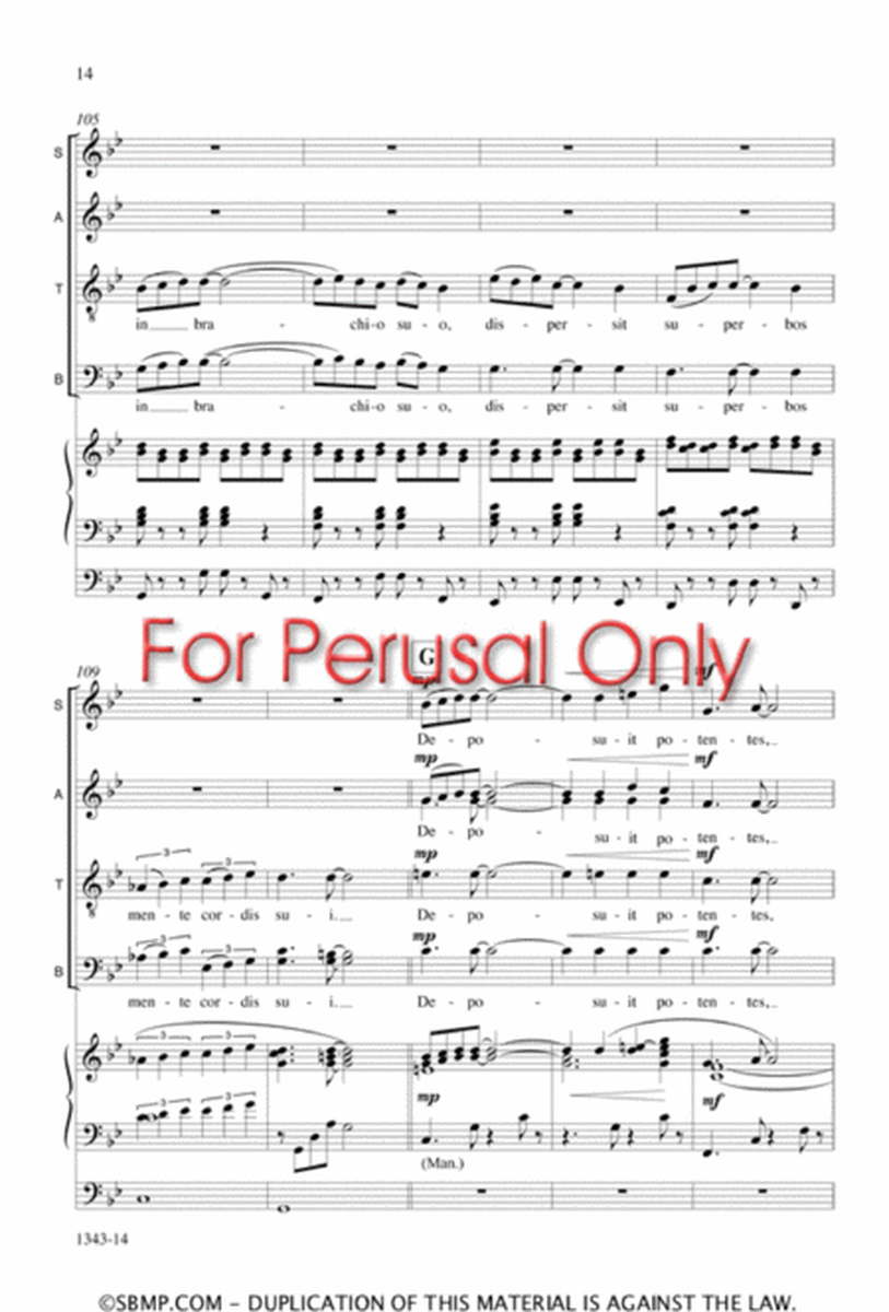 Fecit potentiam - SATB Octavo