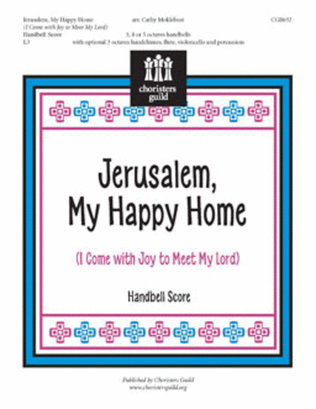 Book cover for Jerusalem, My Happy Home - Handbell Score