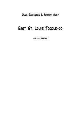 Book cover for East St. Louis Toodle-oo