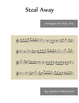Book cover for Steal Away - Flute Trio