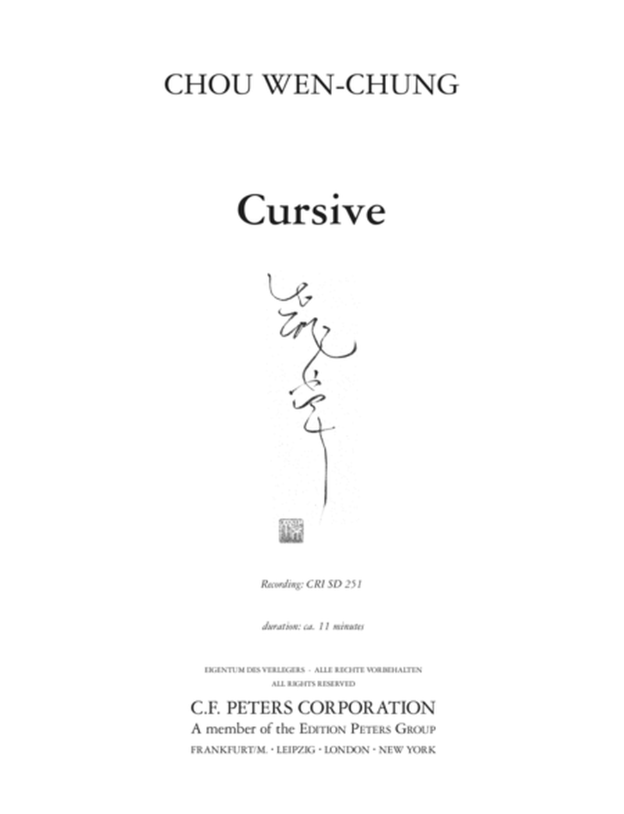 Cursive