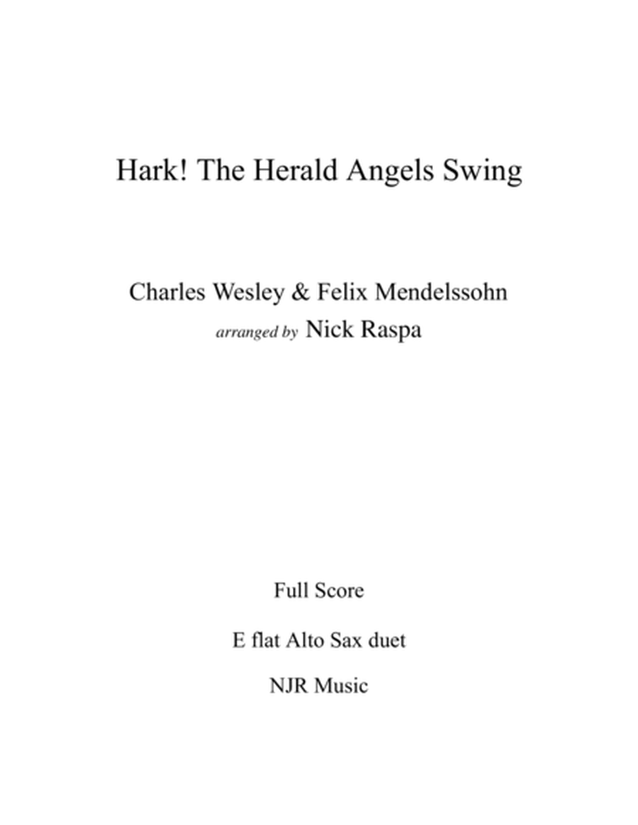 Hark! The Herald Angels Swing (Alto Sax Duet) Full Set image number null