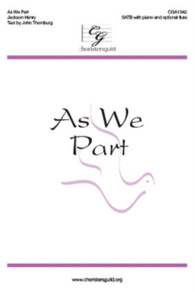 Book cover for As We Part