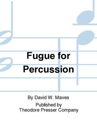 Book cover for Fugue For Percussion