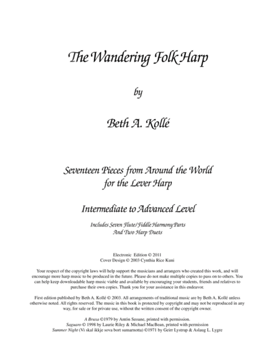 The Wandering Folk Harp