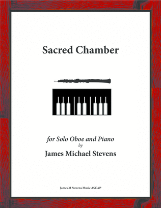 Book cover for Sacred Chamber - Oboe & Piano