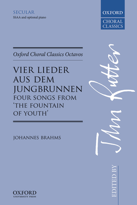 Book cover for Vier Lieder aus dem Jungbrunnen (Four Songs from The Fountain of Youth)