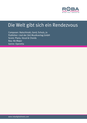 Book cover for Die Welt gibt sich ein Rendezvous