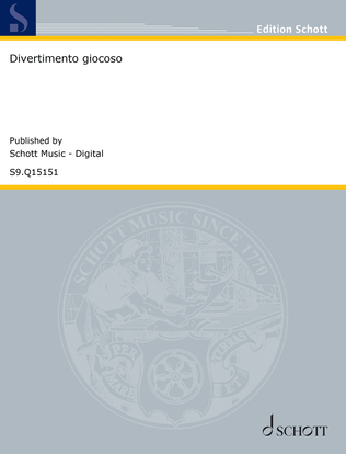 Book cover for Divertimento giocoso